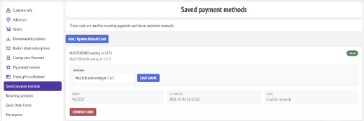 Picture of eStoreware Stripe Payments with Saved Payments and 3DS